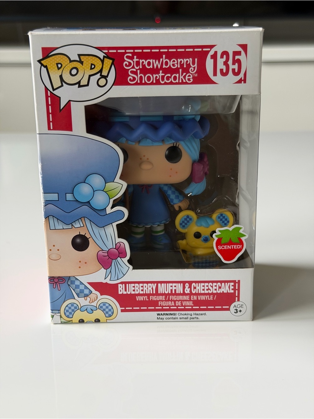 Funko Pop! Strawberry Shortcake Blueberry Muffin & Cheesecake #135 - Blue